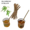 Pailles à boire en paille de bambou biologique pour l&#39;eau, le jus, le lait